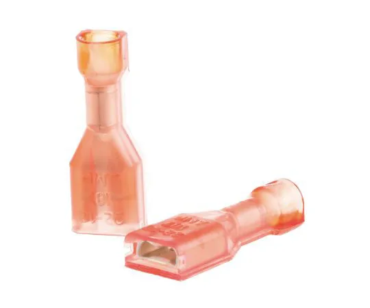 63-7445-76 TE Connectivity Ultra-Fast Plus .187 Series Red Insulated Crimp Receptacle, 4.75 x 0.81mm, 0.3mm² to 0.8mm², 22AWG to 2-520411-2
