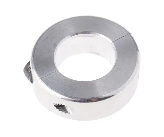 63-7541-96 Ruland Collar Two Piece Clamp Screw, Bore 25mm, OD 45mm, W 15mm, Aluminium MSP-25-A