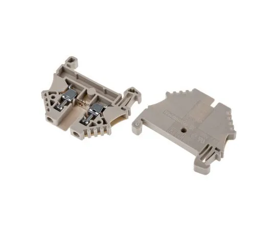 63-7430-70 Weidmuller, WDU Series , 500 V Feed Through Terminal Block, Screw Down Termination 1023700000