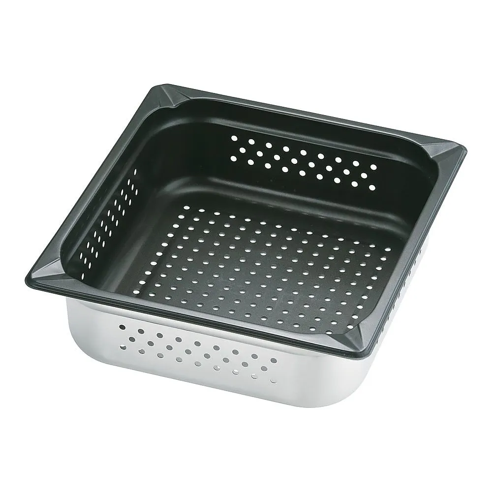 62-6361-12 KINGO Non-stick Hole Hotel Pan 2/3 x 100 23100PFS