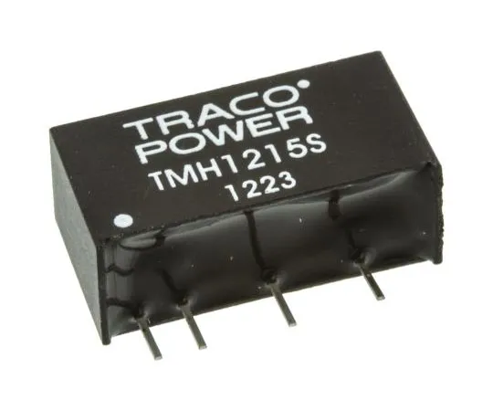 63-7485-73 TRACOPOWER TMH 2W Isolated DC-DC Converter Through Hole, Voltage in 10.8 → 13.2 V dc, Voltage out 15V dc TMH 1215S