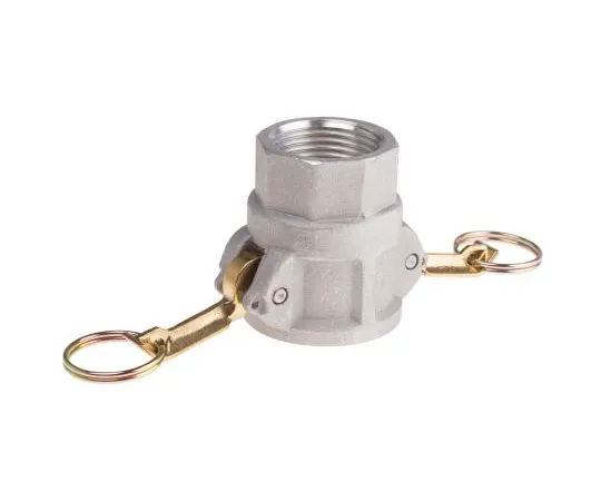 63-7506-75 Straight Male Hose Coupling 1in Part D Cam & Groove Coupler, Aluminium 362-6756