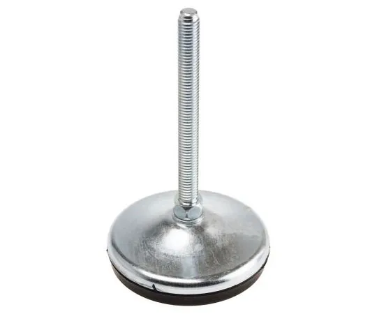 63-7385-77 RS PRO Adjustable Feet 80mm Dia. 100mm 35mm 135mm 1000kg Static load Capacity ,100mm M10 10° Tilt Angle 162-3258