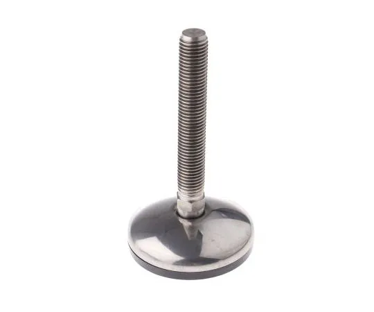 63-7541-54 Nu-Tech Engineering Stainless Steel Adjustable Feet A105/016 75mm Dia. 133mm 750kg Static load Capacity ,100mm M16 A105/016