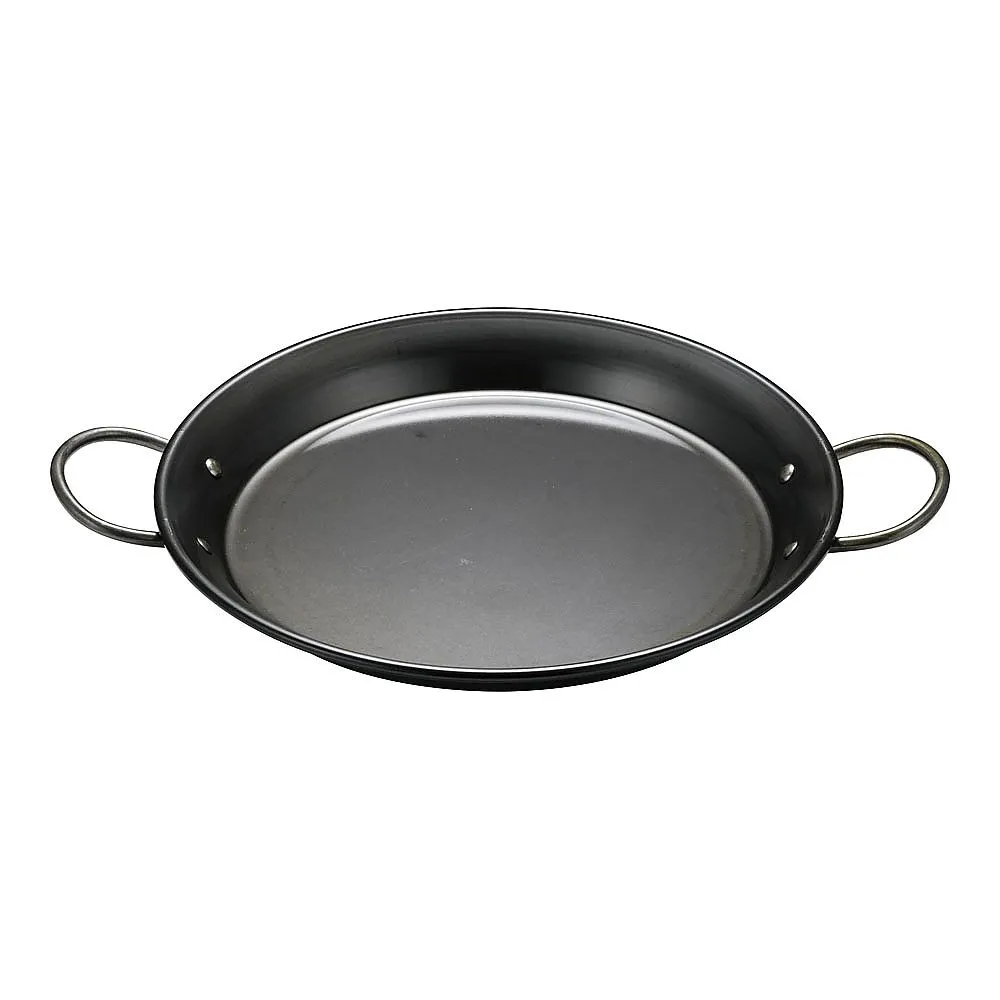62-6730-97 Iron Paella Hot Pot, Both Hands 30 cm