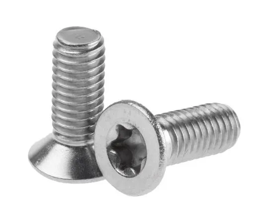63-7456-36 Plain Countersunk Stainless Steel Tamper Proof Security Screw, M6 x 16mm 262-5819