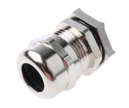 63-7528-51 Lapp Skintop PG13.5 Cable Gland With Locknut, Nickel Plated Brass, IP68 52103230+53112230