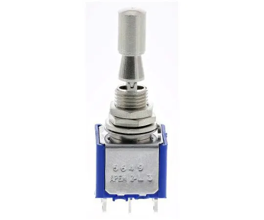 63-7414-21 APEM Double Pole Double Throw (DPDT) Toggle Switch, On-Off-On, Panel Mount 5649A.3V