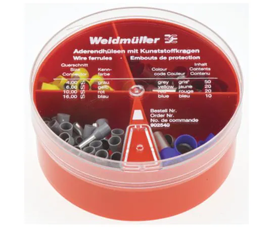 63-7512-68 Weidmuller Bootlace Ferrule Crimp terminal Kit 9025400000