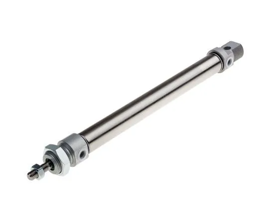 63-7481-58 RS PRO Pneumatic Roundline Cylinder 20mm Bore, 160mm Stroke, ISO 6432 Series, Double Acting 304-3858