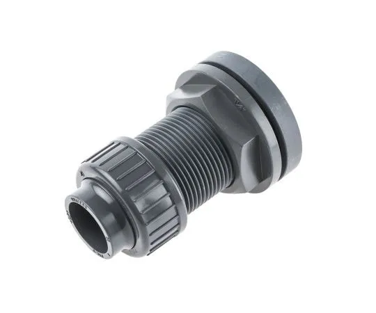 63-7528-38 Georg Fischer 161050247 Straight Tank Adapter PVC Pipe Fitting, 25mm dia. 161050247