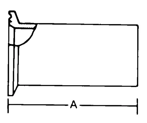 61-0281-47　［Discontinued］1.5In. TC To 1.5In. Tube A: 76mm 1/Pk 1ST　YY2004091