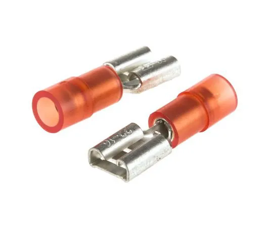 63-7459-99 RS PRO Red Insulated Crimp Receptacle, 6.35 x 0.8mm, 0.5mm² to 1.5mm², 22AWG to 16AWG, Tin Plated 267-4136