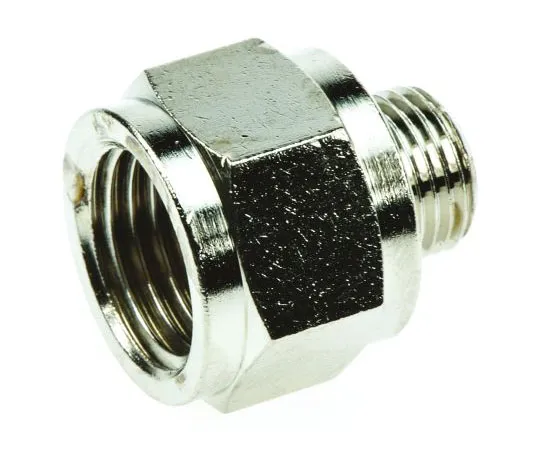 63-7510-73 Legris LF3000 60 bar Brass Pneumatic Straight Threaded Adapter, G 1/8 Female Male 0906 10 13