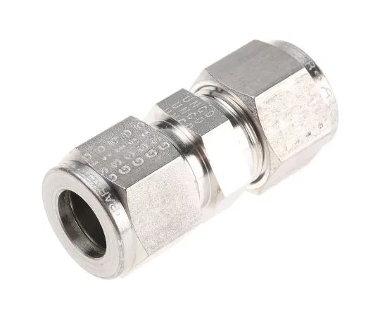 63-7539-74 S/steel tube to tube union,1/2in OD 8SC8-316