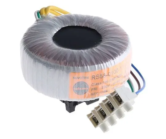63-7505-87 1 Output Toroidal Transformer, 100VA, 115V ac 58-0100-115-D