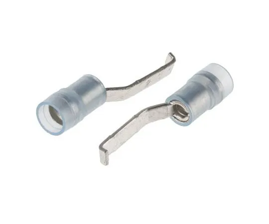 63-7459-96 RS PRO Hooked Insulated Crimp Blade Terminal 17.4mm Blade Length, 1.5mm² to 2.5mm², 16AWG to 14AWG, Blue 267-4079
