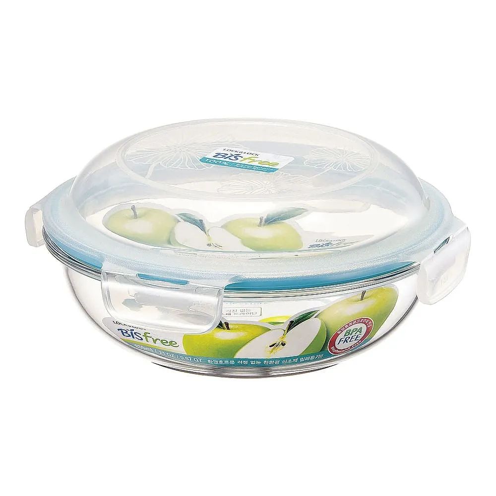 62-6389-90 L&L Tabletop Container Round Domed LBF661