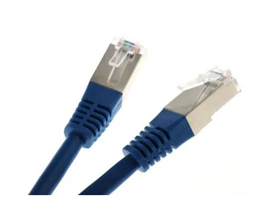 63-7473-72 Decelect Forgos Blue PVC Cat5 Cable FTP, 2m Male RJ45/Male RJ45 CR503B2CBL