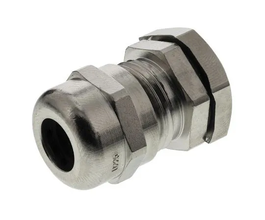 63-7528-49 Lapp Skintop PG9 Cable Gland With Locknut, Nickel Plated Brass, IP68 52103210+53112210