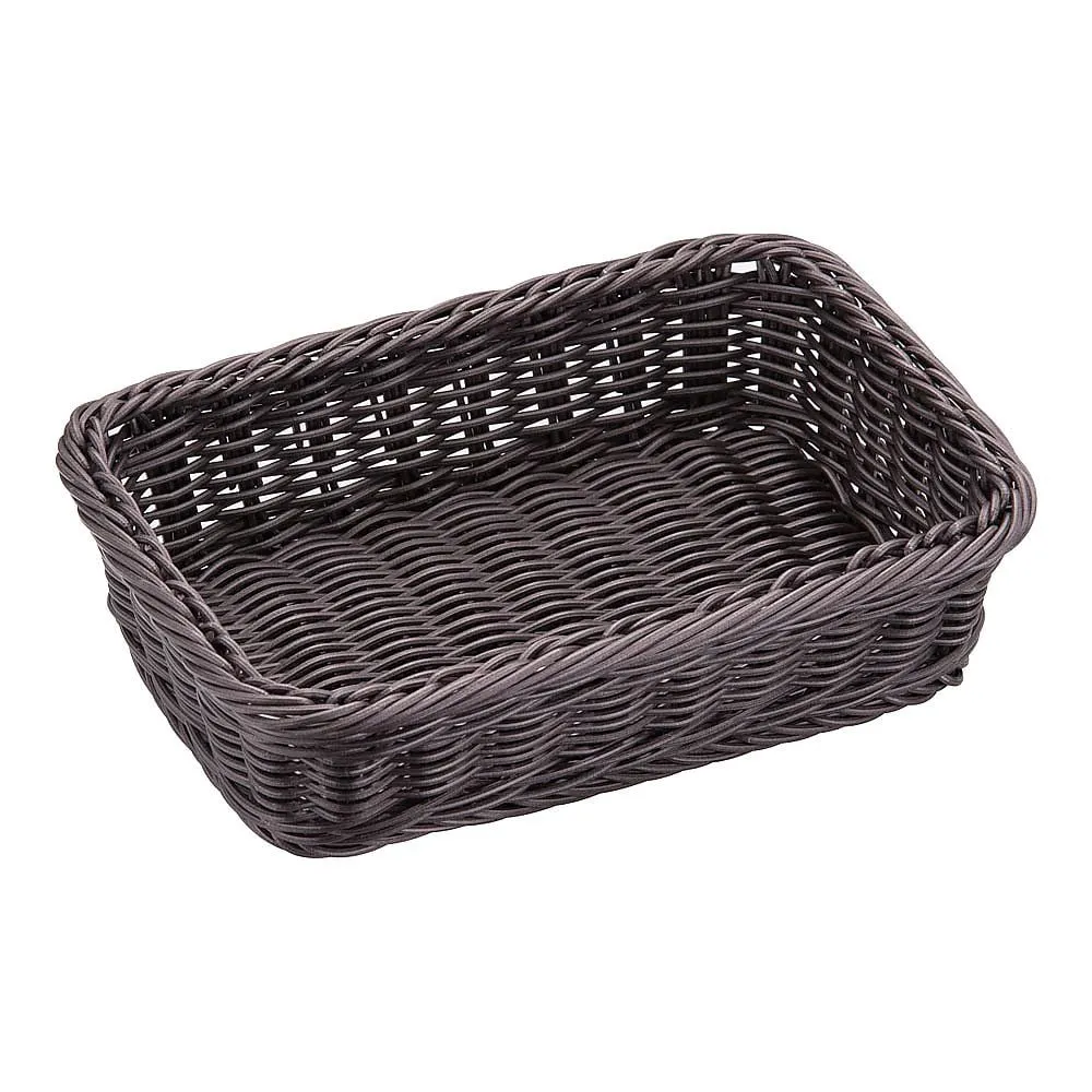 62-6581-79 Resin Basket Square Brown 91-097C