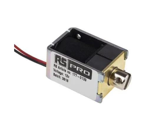 63-7406-98 RS PRO Linear Solenoid Actuator, 12 V, 26 x 20 x 36.8 mm 177-0139