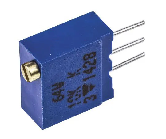 63-7379-25 10kΩ Through Hole Trimmer Potentiometer 0.5W Top Adjust Vishay 64W Series M64W103KB40
