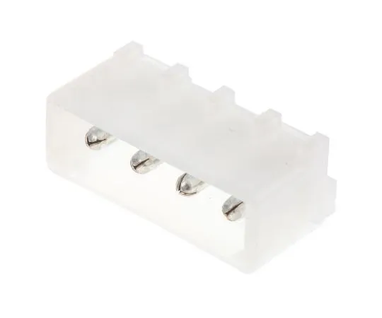 63-7360-14 TE Connectivity Commercial MATE-N-LOK, 4 Way, Straight PCB Header 350211-1