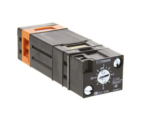 63-7482-41 Crouzet 2 → 8bar 2 → 8s Pneumatic Timer, -5 → +50°C 81503720