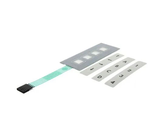 63-7430-26 Apem IP65 4 Key Keypad CCM4TR