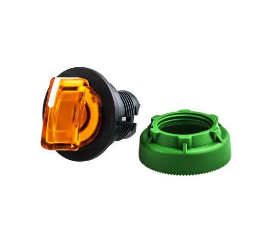63-7389-82 Schneider Electric Harmony XB5 2 Position Selector Switch Head Standard Handle Orange Spring Return Right to Left ZB5FK1453