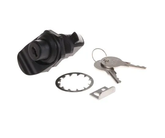 63-7445-84 Southco Panel to Tongue Depth 23mm ABS Black Camlock, Key to unlock 93-303-RS