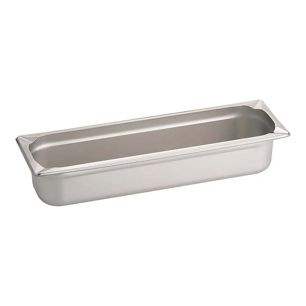 62-6360-30 KINGO Stainless Hotel Pan 2/4 x 100 mm 24100