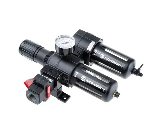 63-7535-05 Norgren G 1/2 Filter Regulator Lubricator, Automatic Drain, 40μm Filtration Size BL74-401G