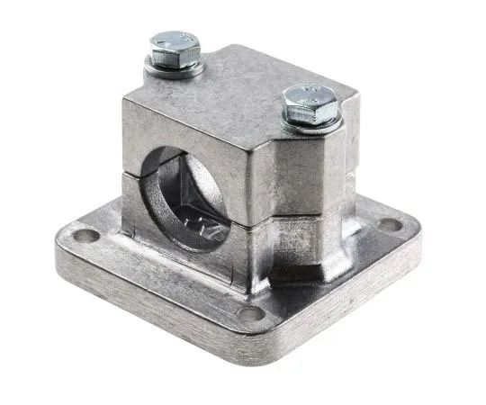 63-7534-12 Rose+Krieger Die Cast Aluminium FKR Flange Clamp, 30.2mm Round Tube 12300003020