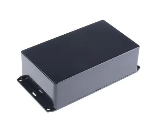 63-7533-34 Hammond 1591, Polystyrene Enclosure, IP54, Flanged, 191 x 110 x 57mm 1591ESFLBK