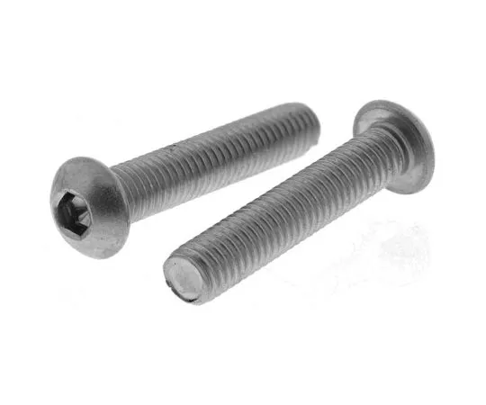 63-7481-86 RS PRO M8 x 40mm Hex Socket Button Screw Plain Stainless Steel 304-4671