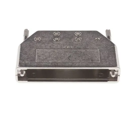 63-7382-24 Amphenol FCI 8655MH Series Die Cast Zinc D-sub Connector Backshell, 37 Way, Strain Relief 8655MH3711LF