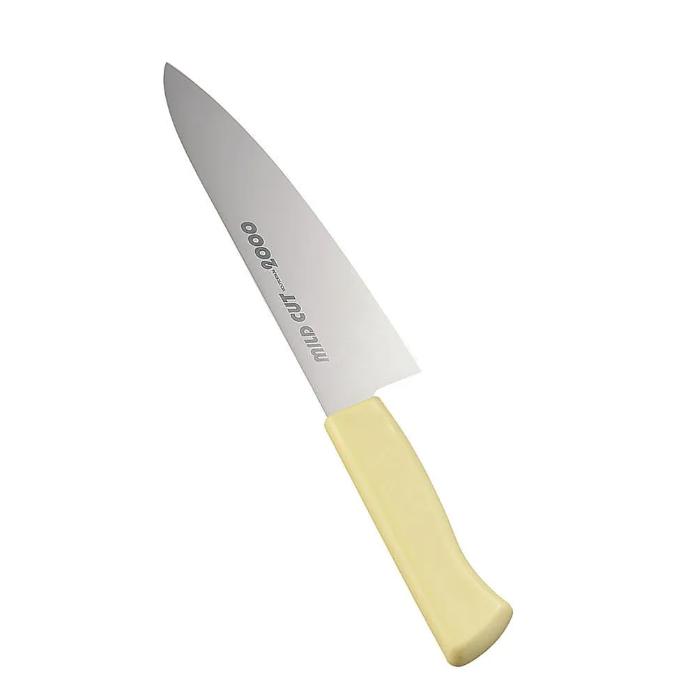 62-6419-68 Mild Cut 2000 Antibacterial Color Cow Sword Knife 21 cm Yellow AMI0109