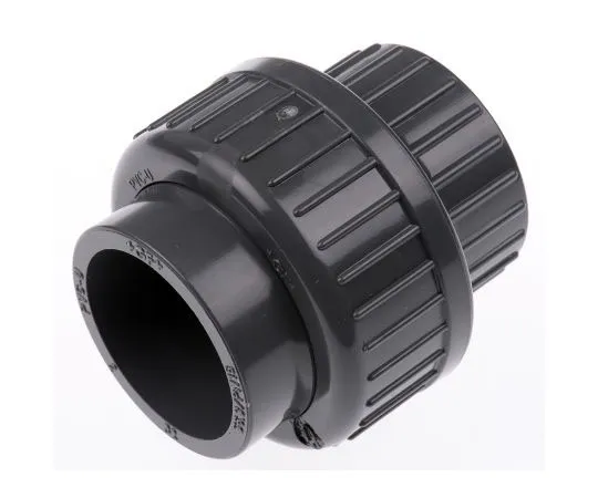 63-7462-41 Georg Fischer 721510108 Straight Union PVC Pipe Fitting 721510108