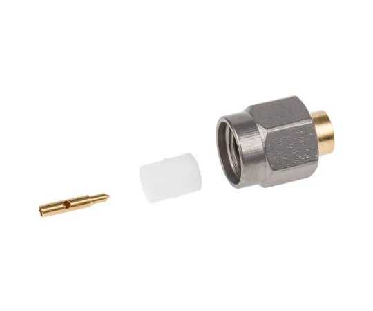 63-7474-19 Radiall Straight 50Ω Cable Mount SMA Connector, Crimp Termination RG402 R125055002W