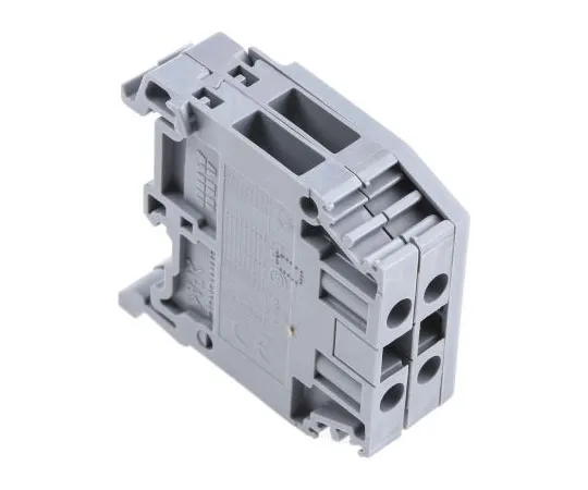 63-7517-96 Entrelec Distribution Block, 4mm², 2 Way, 32A, 800 V, Grey MP930-330-1%