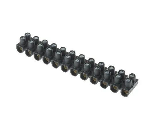 63-7462-94 Legrand 0 342 15 Terminal Strip, Straight, 12way, 2 Row, 57A, 400 V, length 135.1mm, Black 0 342 15