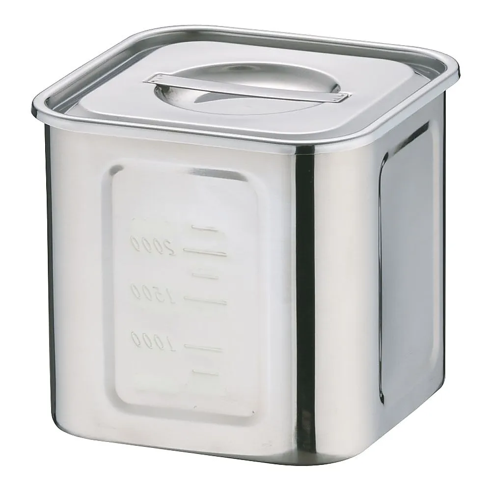 62-6386-38 Eco Clean UK Deep Square Kitchen Pot 15 cm AEK1306