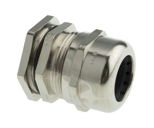 63-7426-50 Lapp Skindicht PG21 Cable Gland With Locknut, Nickel Plated Brass, IP68 52015750+52003540