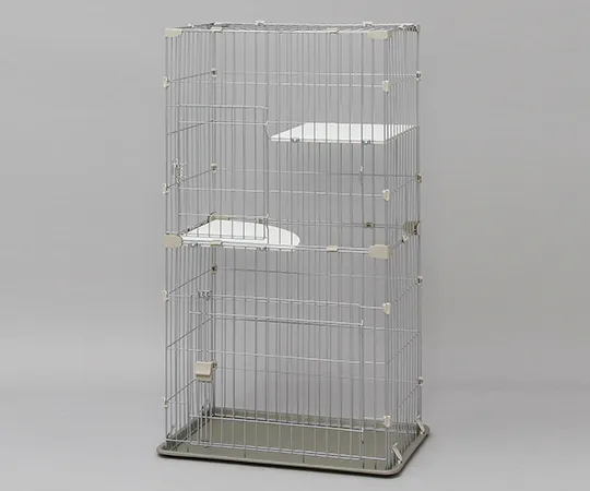 62-0905-28　［Discontinued］Slim Cat Cage Silver 745 x 470 x 1335 mm　CCGE-752