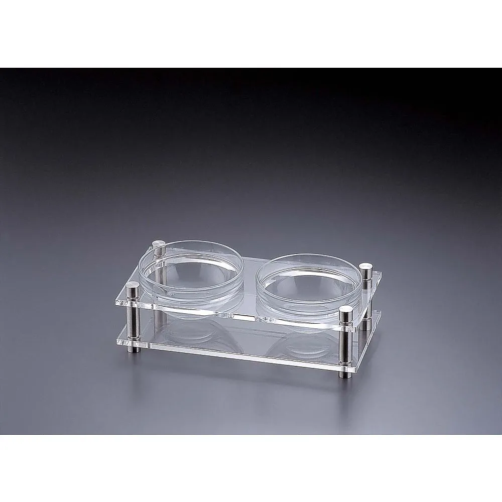 62-6670-75 Acrylic Condiment Stand 1-Level 2-Hole B30-4