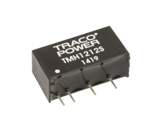63-7485-71 TRACOPOWER TMH 2W Isolated DC-DC Converter Through Hole, Voltage in 10.8 → 13.2 V dc, Voltage out 12V dc TMH 1212S
