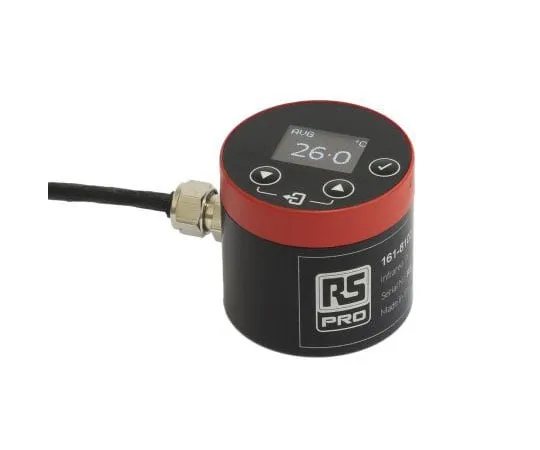 63-7384-71 RS PRO V Output Signal Infrared Temperature Sensor, 1m Cable, 0°C to +1000°C 161-8103
