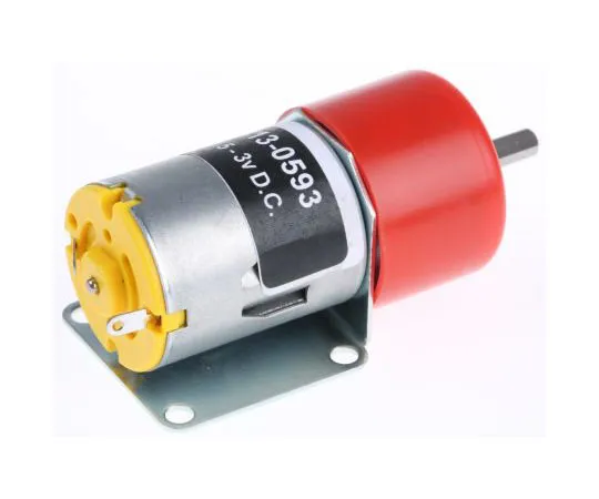 63-7531-88 RS PRO, 3 V dc, 600 gcm, Brushed DC Geared Motor, Output Speed 240 rpm 413-0593